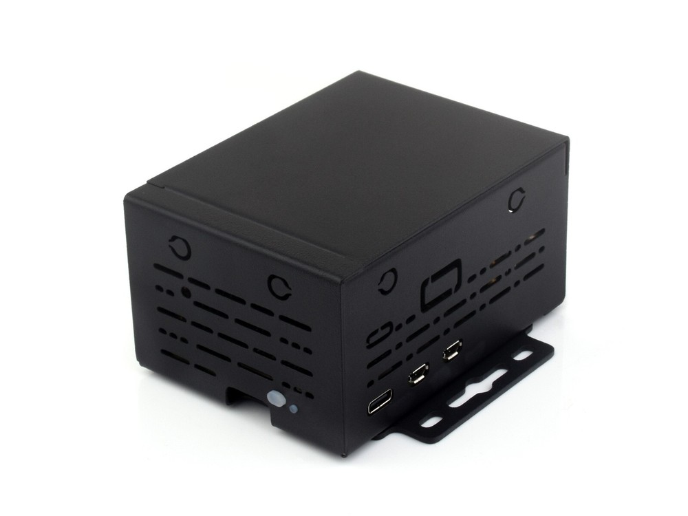 Waveshare Industrial Grade Metal Case D for Raspberry Pi 5 Larger Internal Space