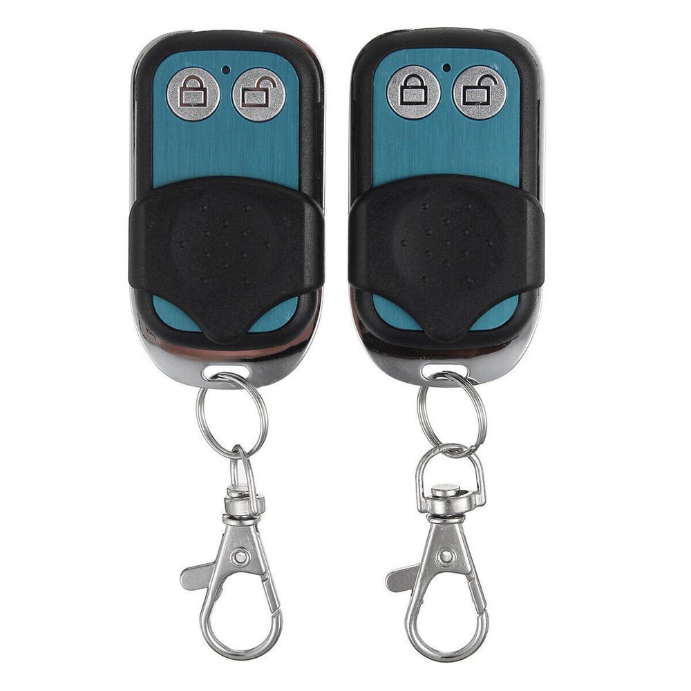 Door Access Control System Electric Magnetic Lock 2 Wireless Remote Controls Kit