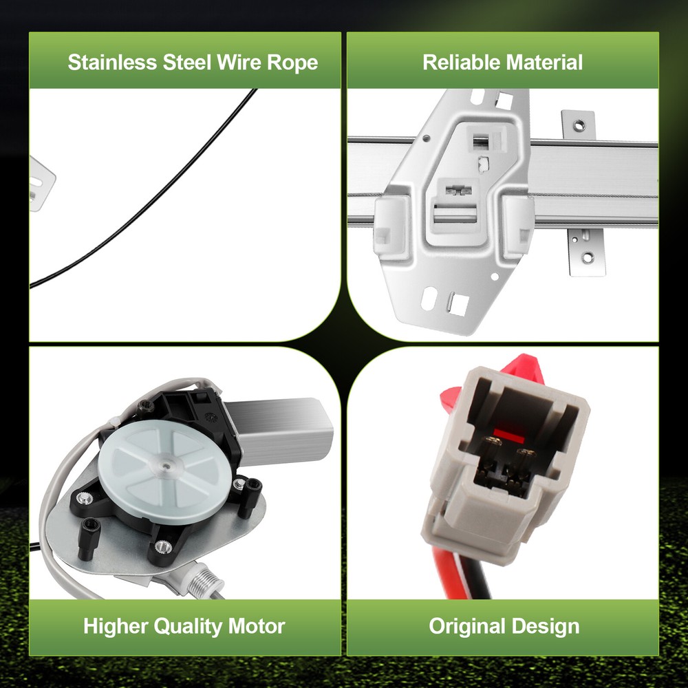 For 2003-2008 Honda Pilot Power Window Regulator Front Right with Motor