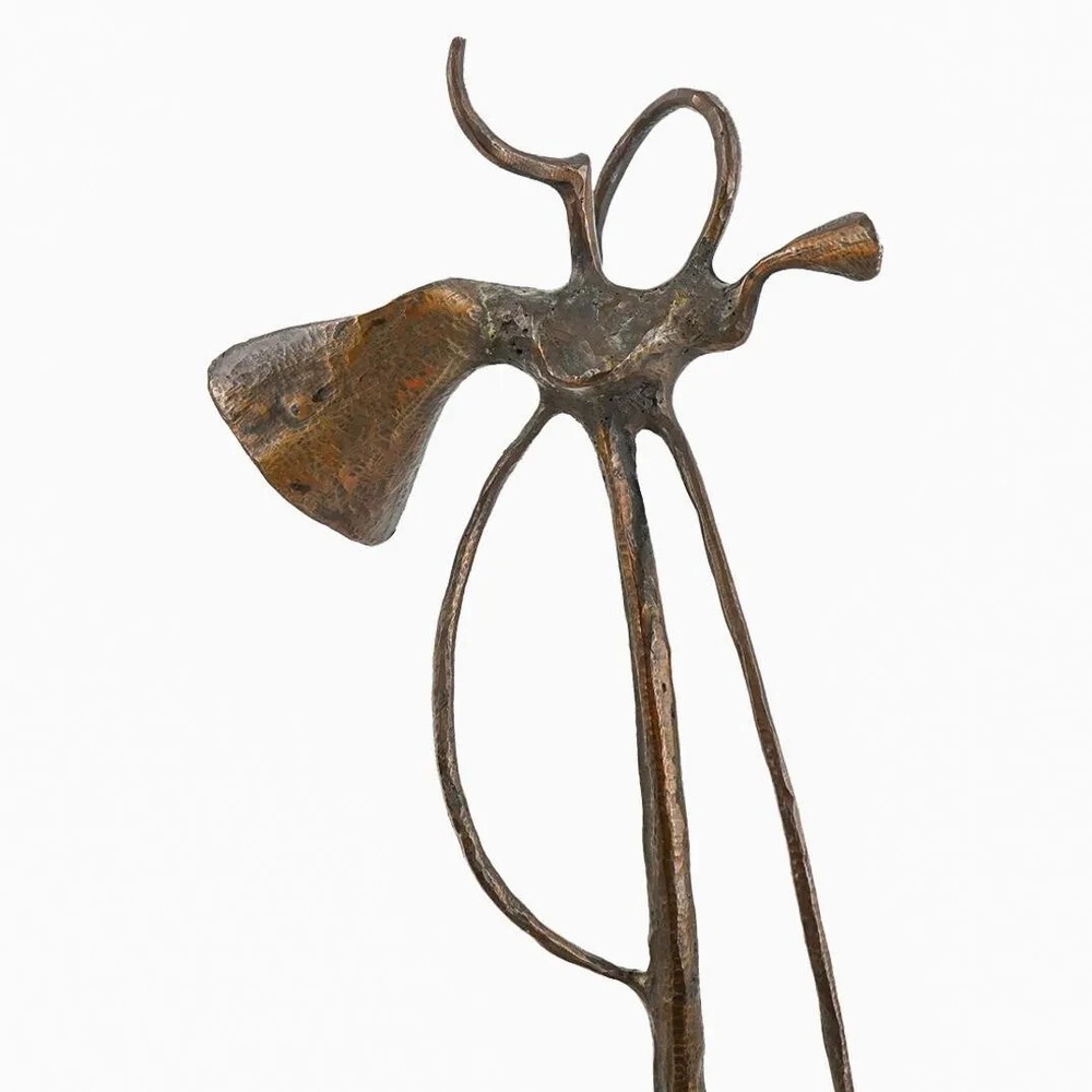 Clyde Ball (American, 1929-2017) Abstract Bronze Sculpture