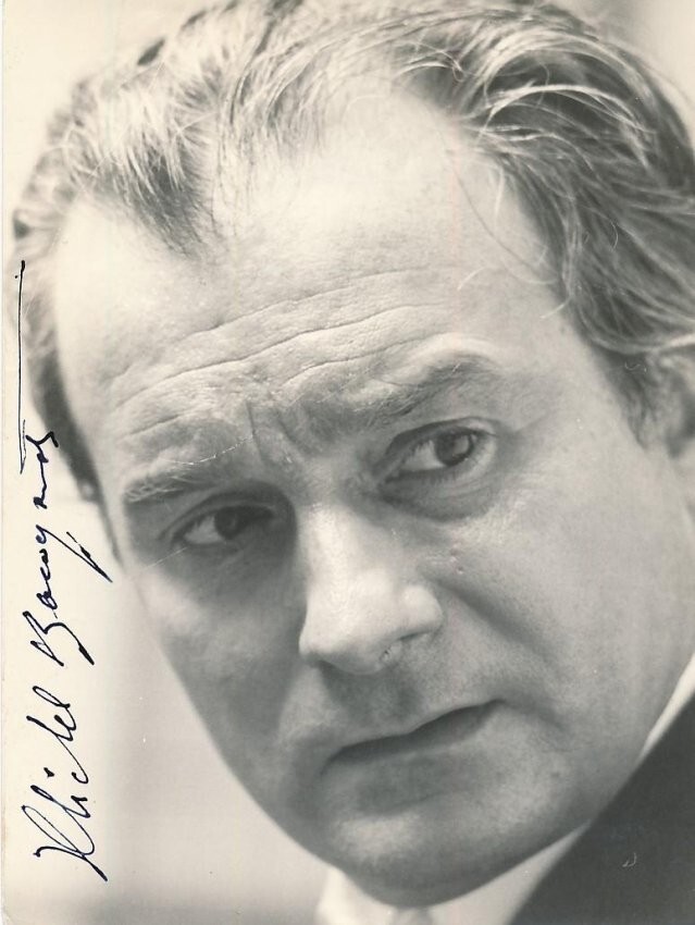 Michel Bouquet- Vintage Signed Photograph