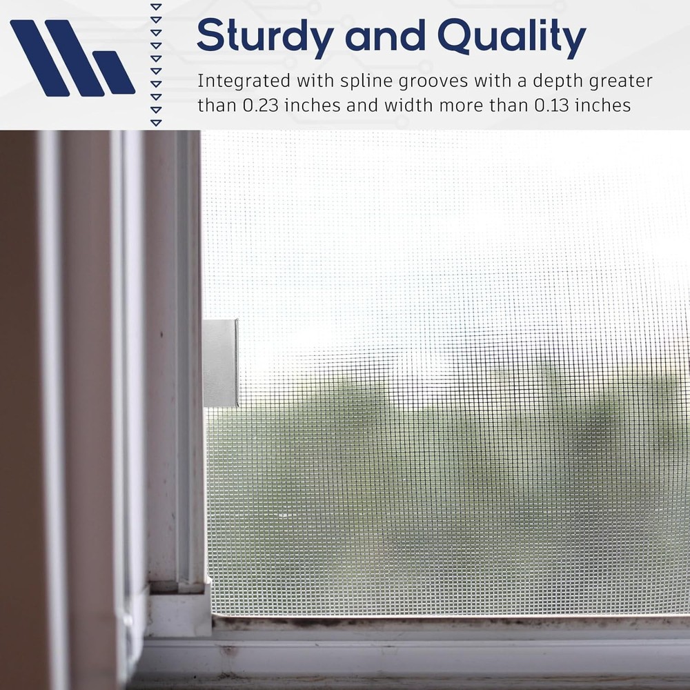 40 Pcs Window Screen Pull Tabs Window Screen Spline Channel Pull Lift Tabs Alumi