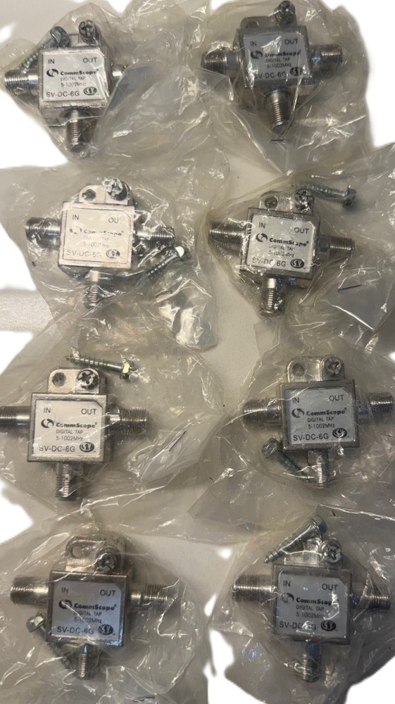 COMMSCOPE SV-DC-6G T-Type Directional Coupler, DC coupler 2-way splitter Xfinity