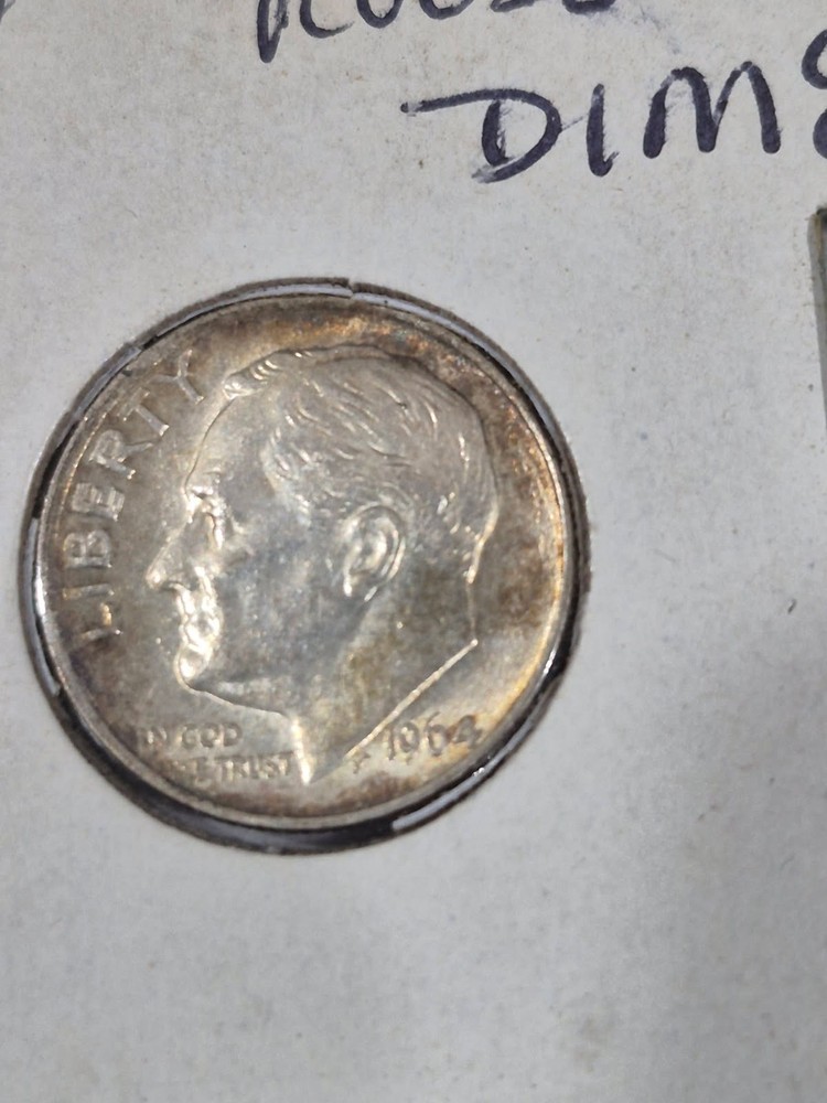 1964  Roosevelt Dime 90% Silver UT16