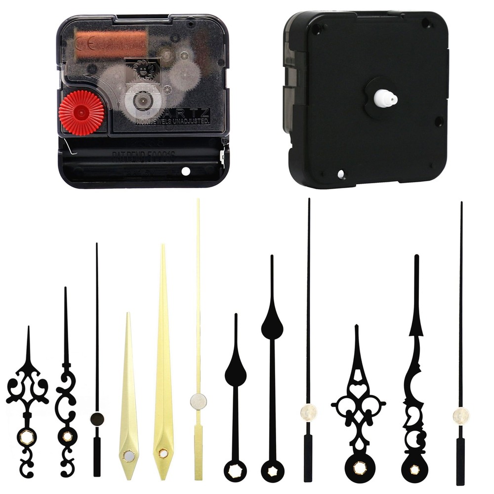 Quartz Clock Movement Continuous Sweep 4.5mm Shaft Replacement