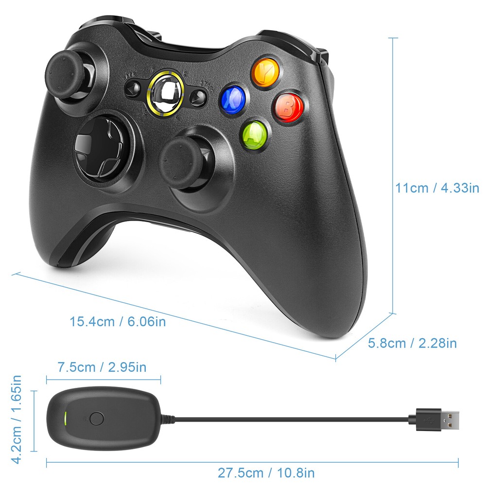 Wireless Controller For PC Compatible With Xbox 360 /Windows 7 8 10 11 Gamepad