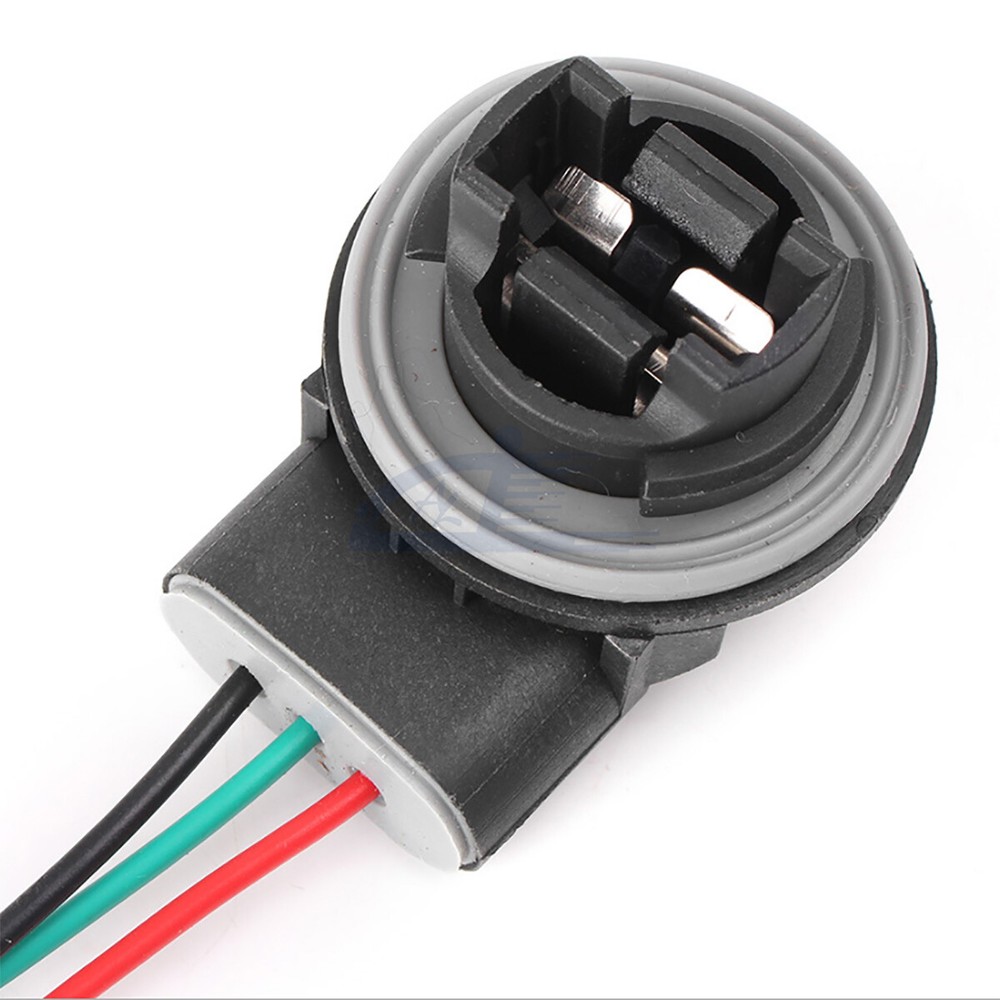2PCS 3157 Socket Brake Bulb Lamp Turn Signal Harness Light Wire Plug Connector