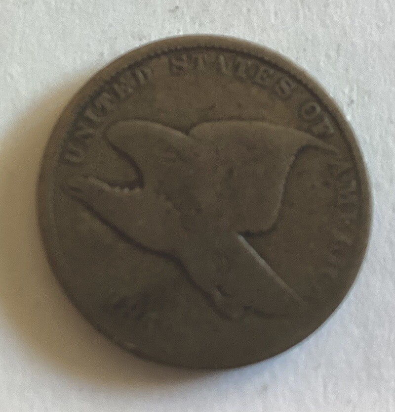 United States 1858 Flying Eagle Cent Penny Coin Bronze Issues AG