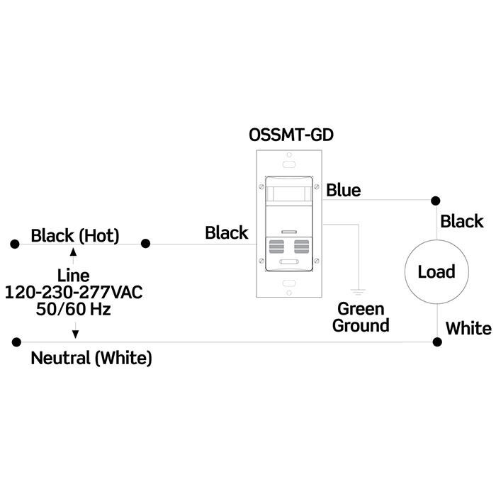 Leviton PIR Sensor/Ultrasonic Occupancy Sensor, Multi-Tech, Wall Switch, Ivory