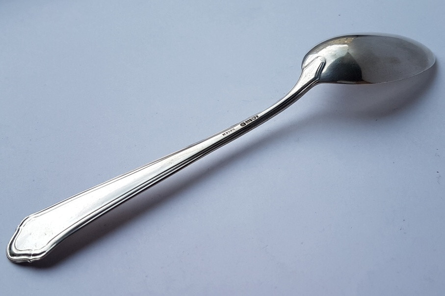 Set, 6 Spoons, LASARUS POSEN, 800 Silver K775