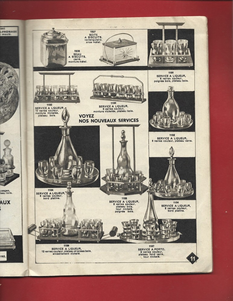 1937 CATALOGUE LES ECOS