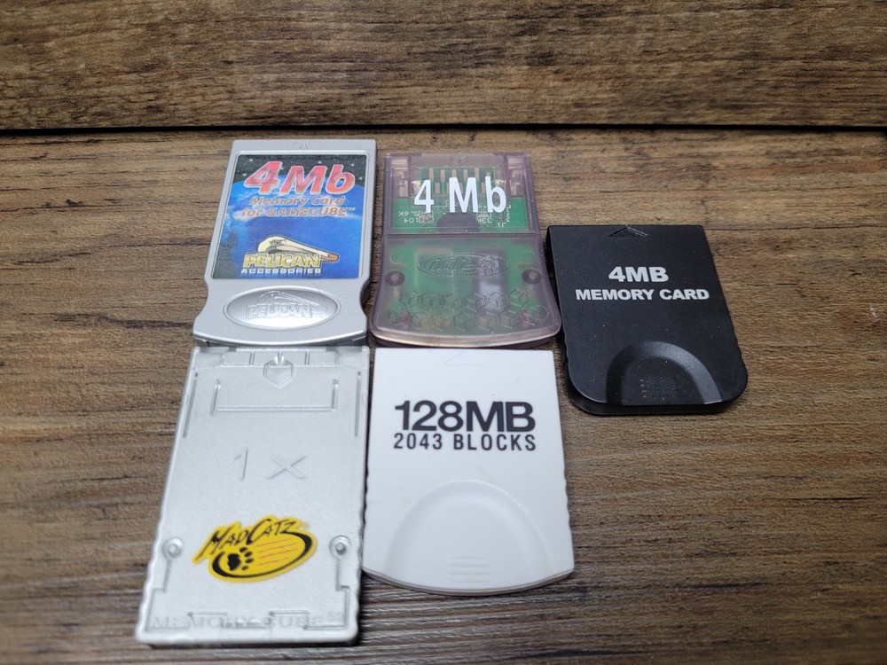 Gamecube Memory Card Lot Of 5