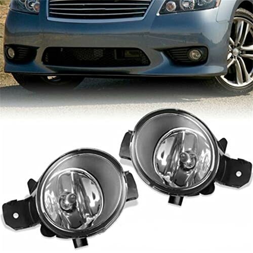 2-Pack H11 Clear Lens Halogen Fog Light Replacement for