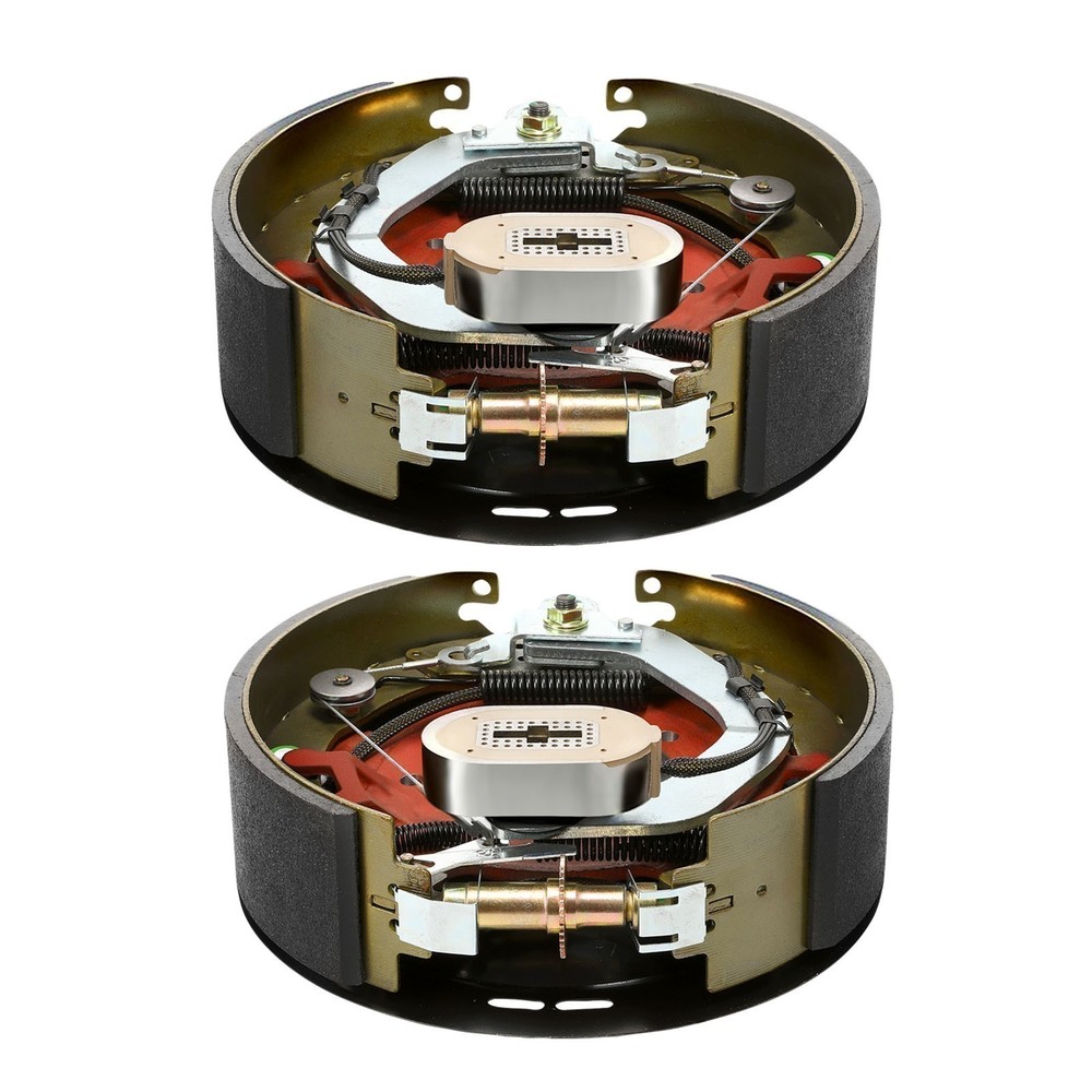 NEW PAIR 12-1/4x4" 10K HD Electric Backing Plate 10000 Trailer Brake Fits Dexter