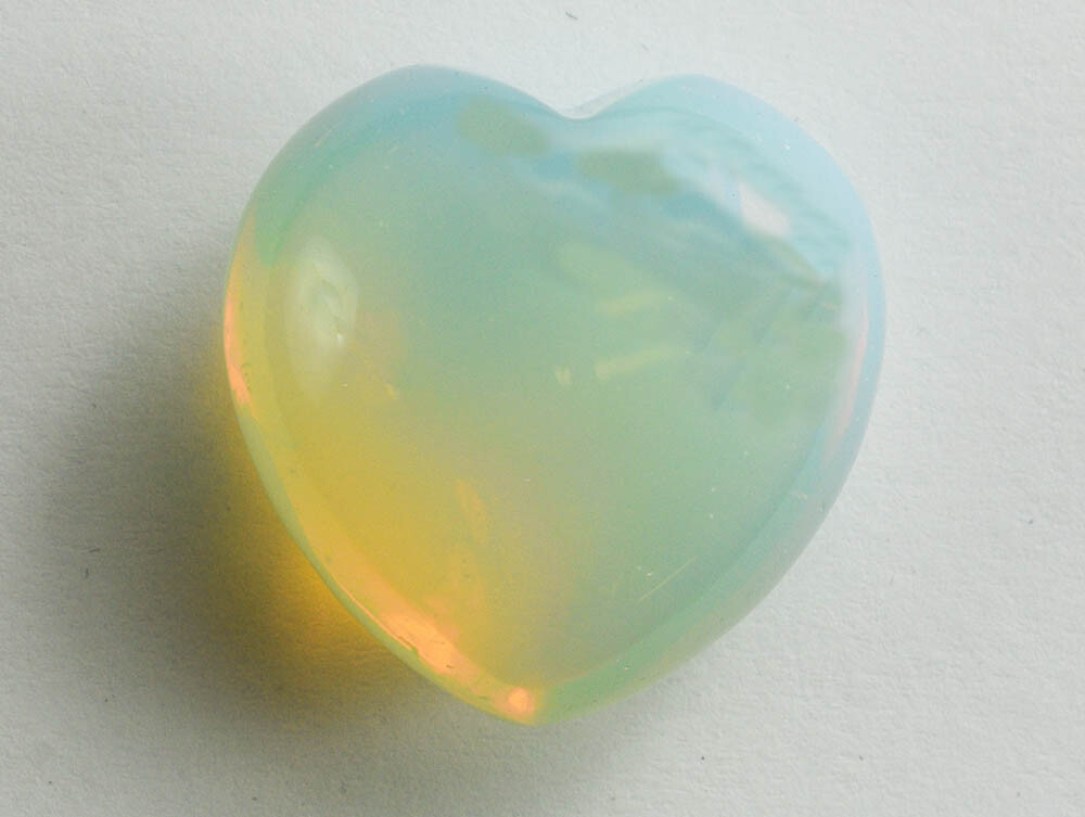 Stone Heart Opalite 2.5cm