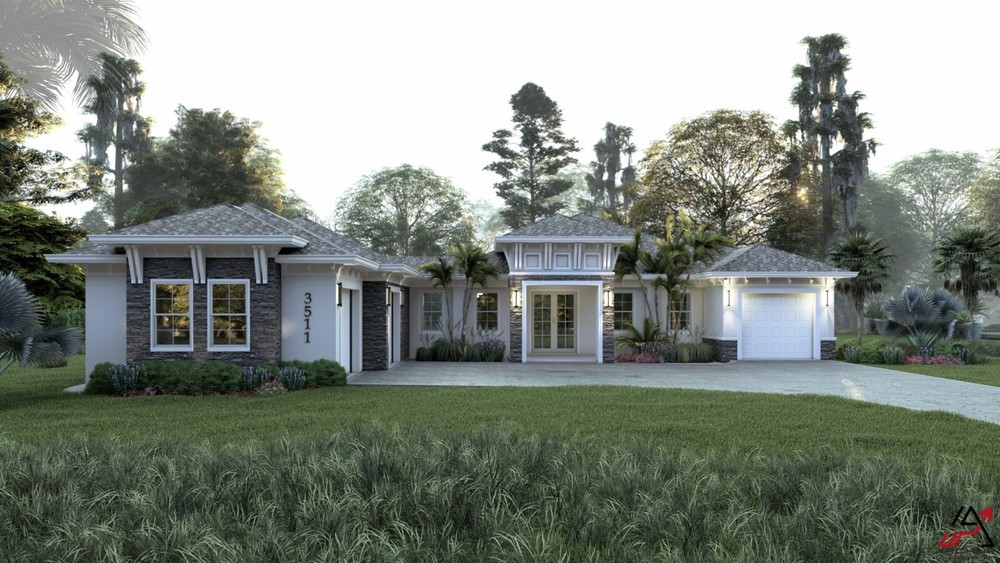 BLUEPRINTS CONTEMPORARY HOUSE PLAN ARCHUP #120