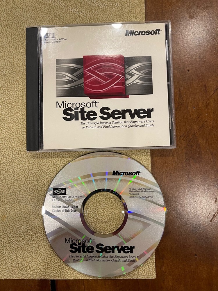 Microsoft Site   Server Version 3.0 with CD key
