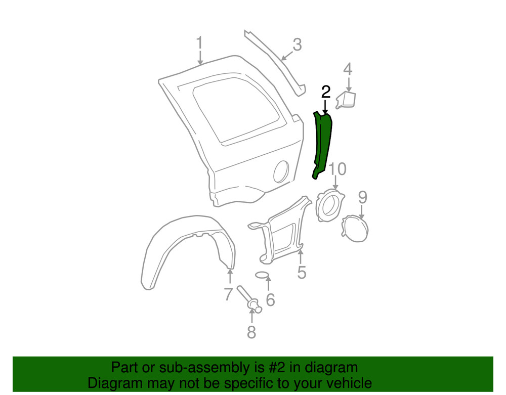 Genuine GM Tail Lamp Pocket 15157233