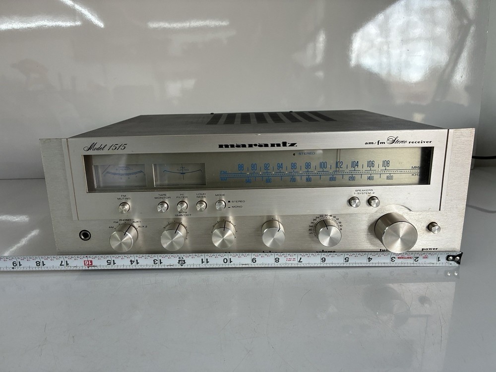 Marantz 1515 Stereo FM AM Receiver AMP Working