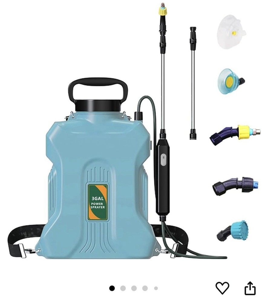 4000mAh Battery Powered Backpack Sprayer 3Gallon