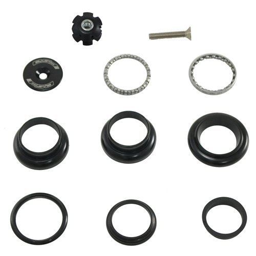 FSA TH-855 1-1/8" Threadless Steel Headset , Black