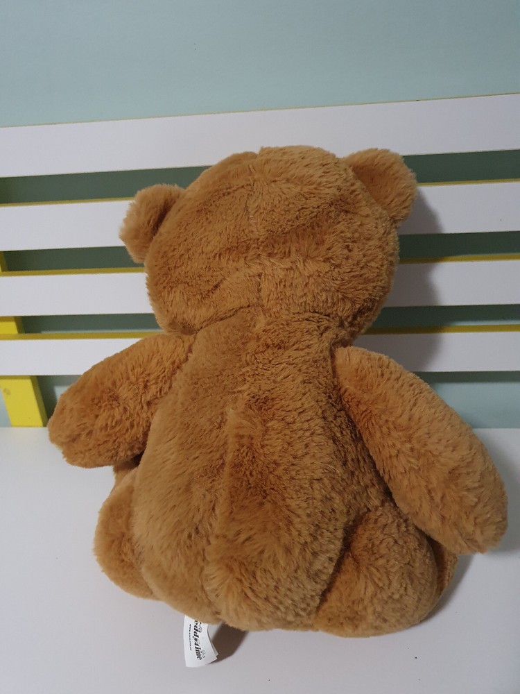 TEDDYTIME TEDDY BEAR BROWN WITH BOW 32CM