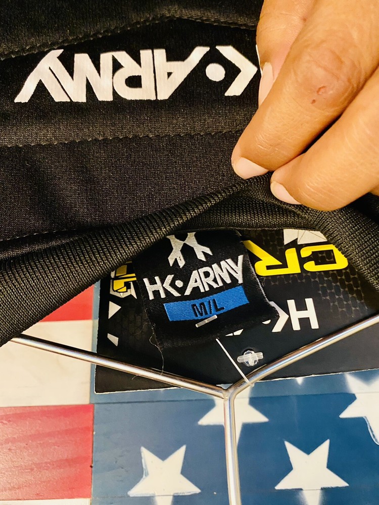 NEW HK Army Crash Chest Protector - Black/Blue - Medium/Large