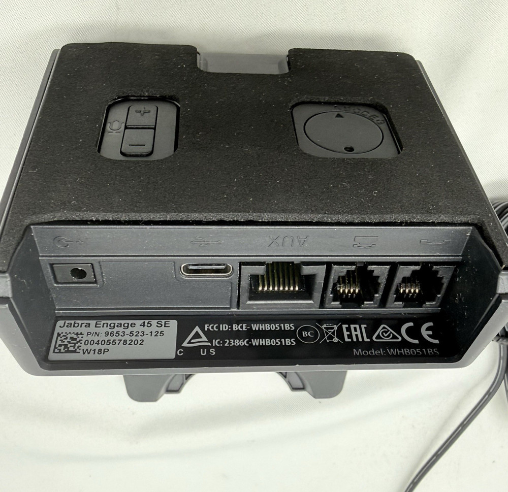 Jabra Engage 65 SE (Second Edition) Mono Wireless Headset, Single-Ear Black