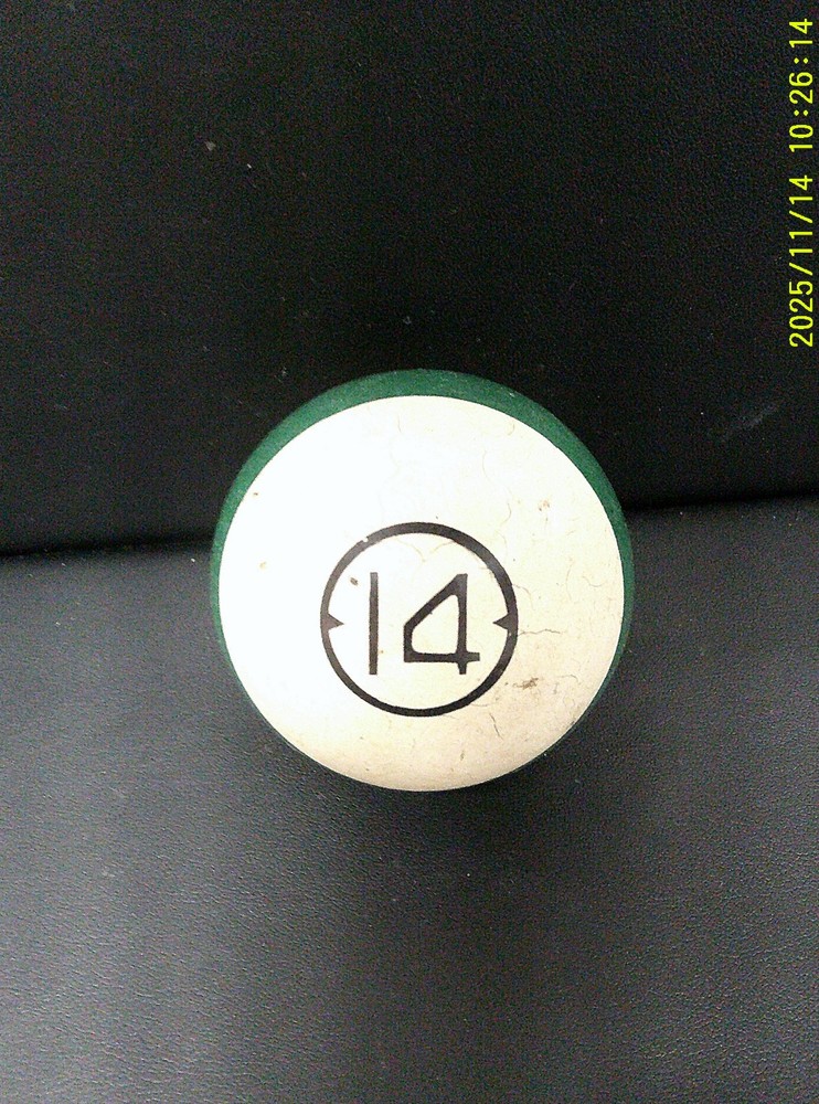 Replacement #14 Billiard Pool Ball - Standard Regulation - 2 1/4" Diameter Solid