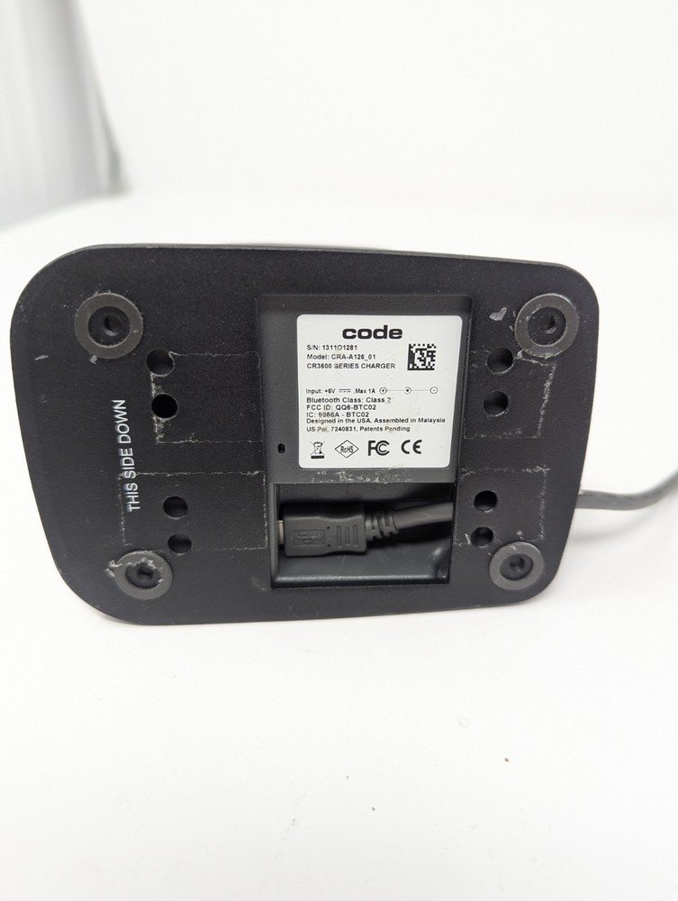 Code CR3600 Handle Reader With USB Cradle Charger CR3622 No Battery