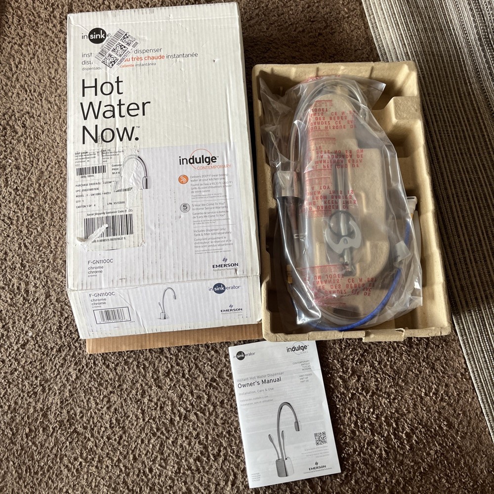 ✅New InSinkErator F-GN1100C  Instant Hot Water Dispenser - Chrome✔️