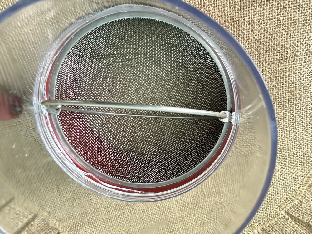 Progressive 3 Cup Measuring Sifter Plastic & Metal -No Top Lid-EUC