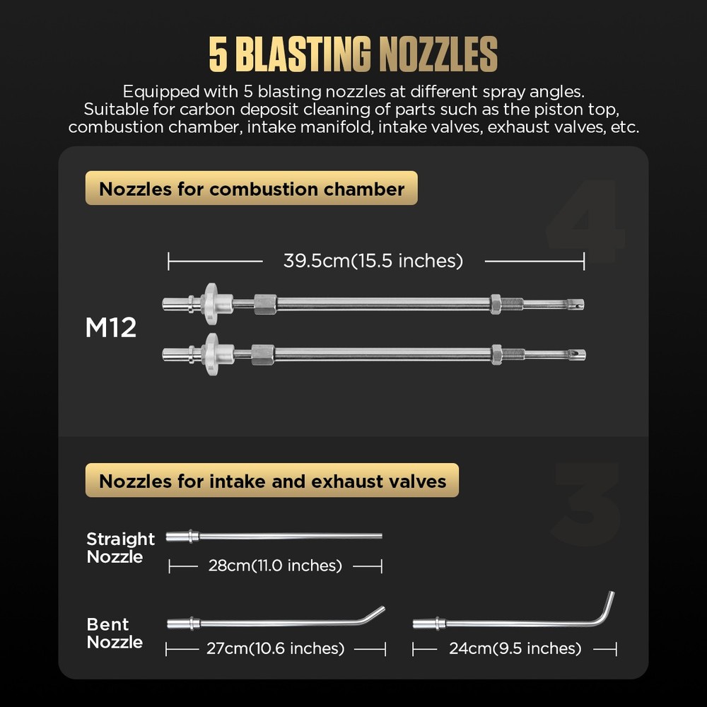 Walnut Sand Blasting Blaster Engine Combustion Chamber Carbon Cleaning Machine