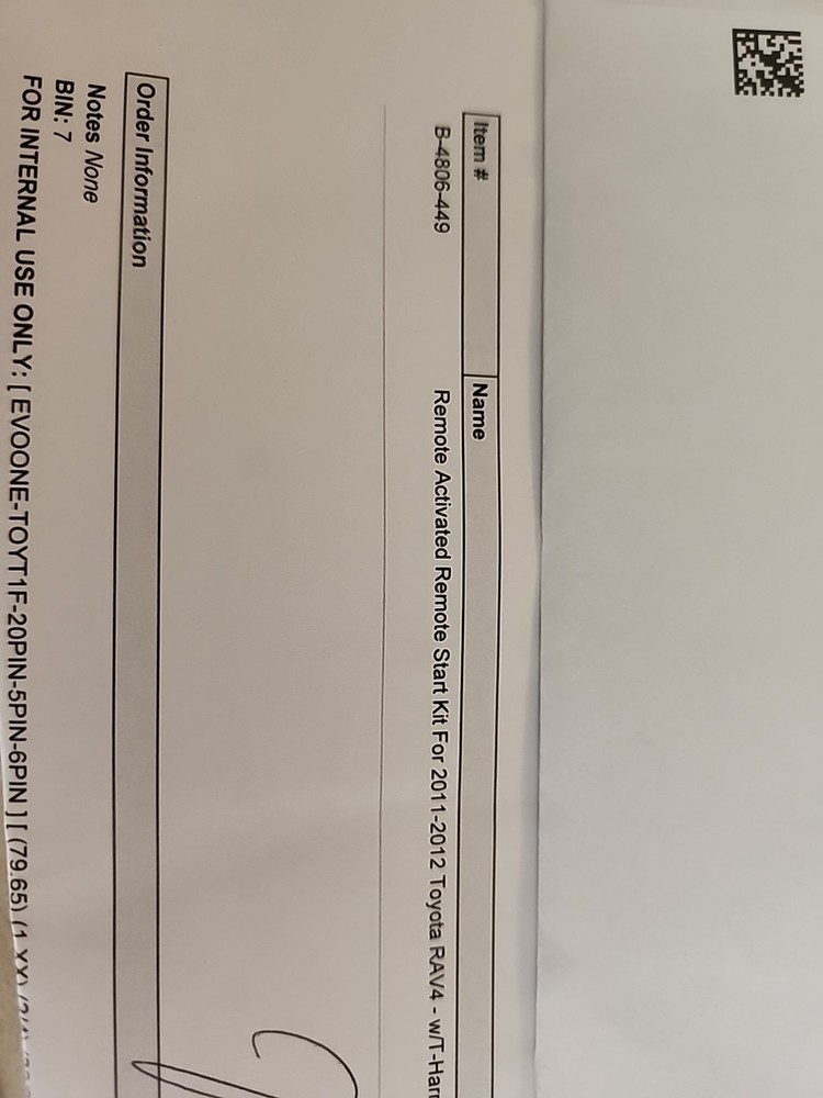 MPC Remote Start Kit Toyota Rav4 2011-2012