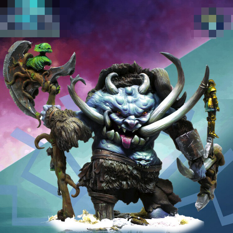 90mm Resin Fantasy Monster Devil Unassembled Unpainted R434