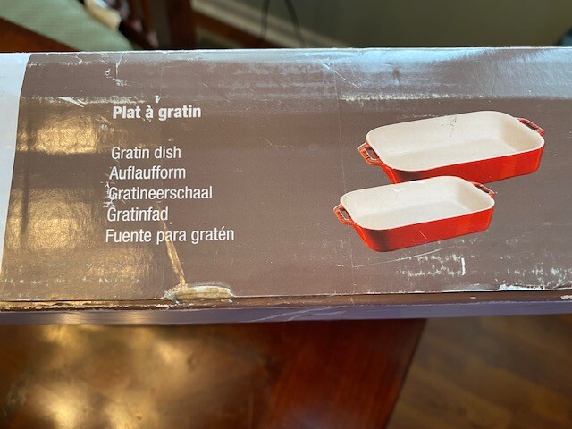 Staub Ceramics 2pc Rectangular Baking Dish Set