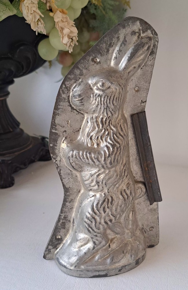 Antique Standing Bunny Rabbit Chocolate Mold  Heris 8"1/2