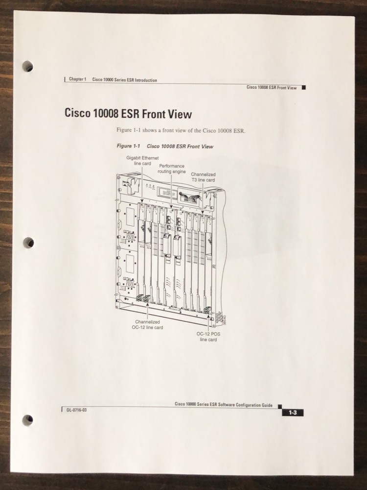 Cisco Systems - Cisco 10000 Series ESR Software Configuration Guide (2001)
