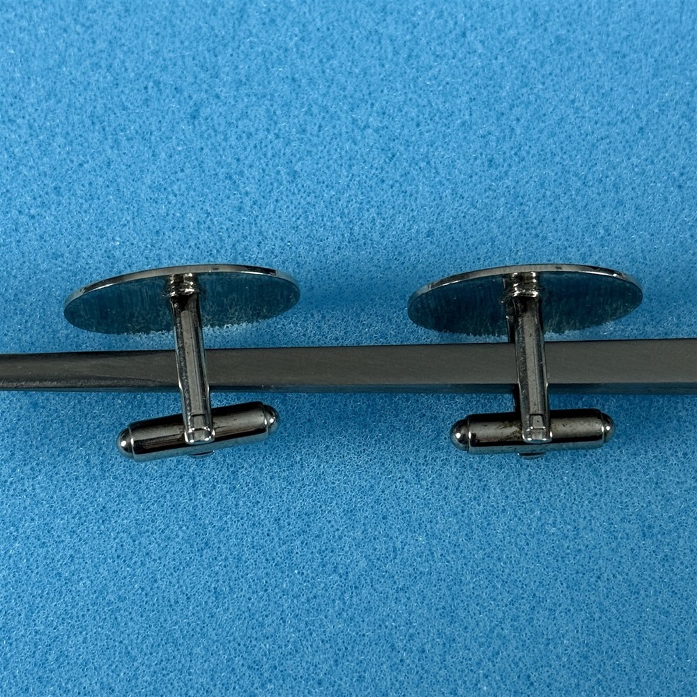 Masonic Compass & Square Blue Lodge Emblem Sterling Silver Cufflinks#57861