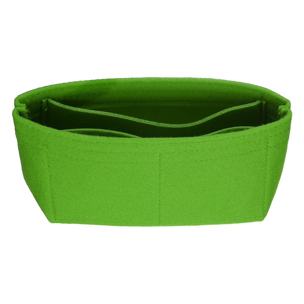 Purse Organizer Insert, Mini Felt Handbag Organizer, Grass Green