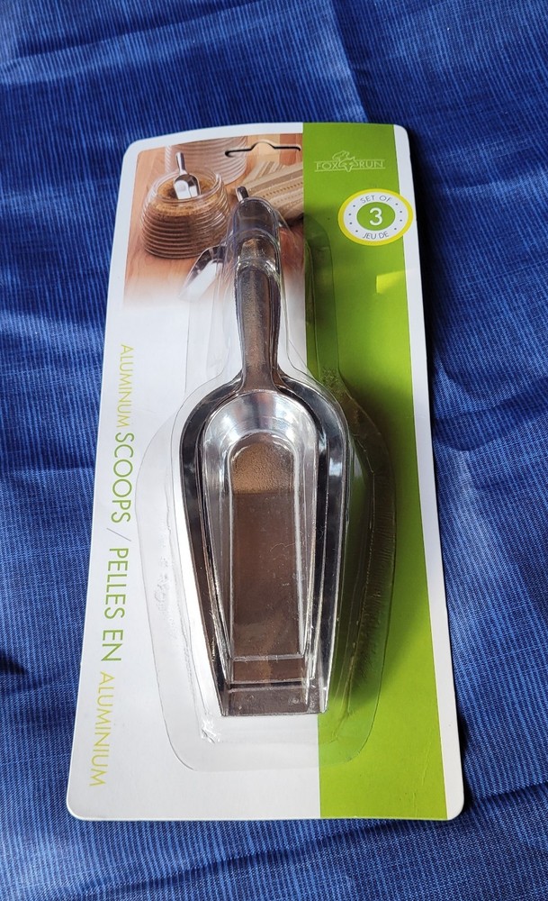 Fox-Run Aluminum Scoops , Set of 3