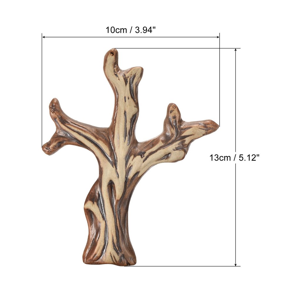 Ceramic Tree Branch #6 2pcs Artificial Trunk for Succulent Planter