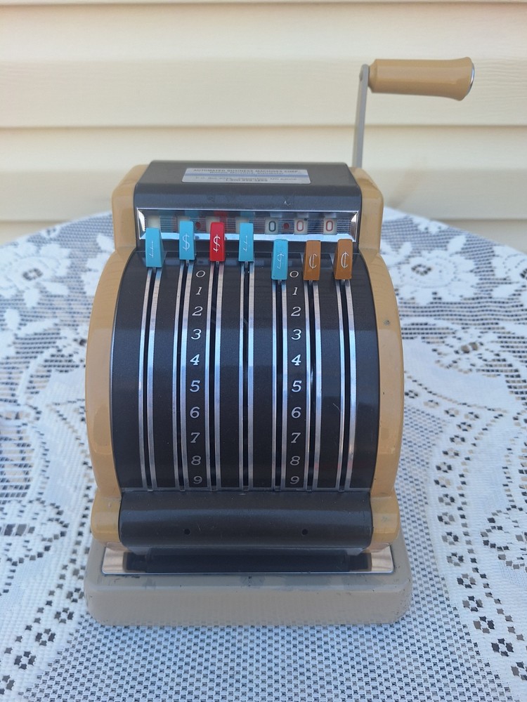 Vintage Check Protector (Check Writer) — Fully Functional