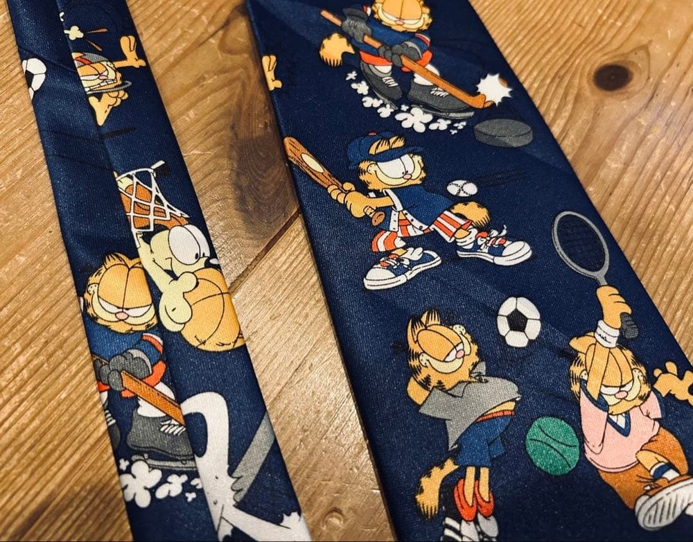 Tie 90s Ralph Marlin Garfield Good