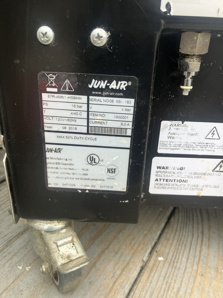 Nitrogen Generator System Element 7 JUN-AIR 667 Hrs