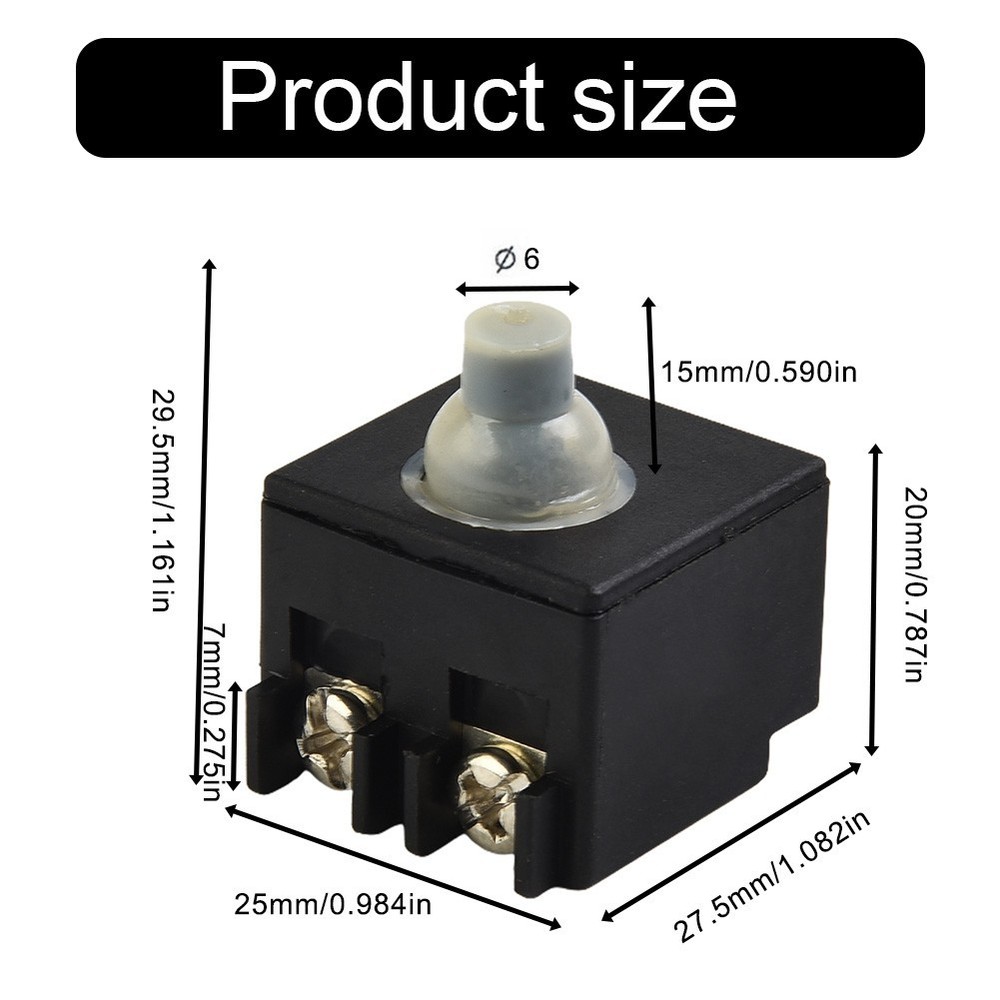 2x 100# Angle Grinder Switch Accessories Key Switch FA2-6/2W 6-100 Switch