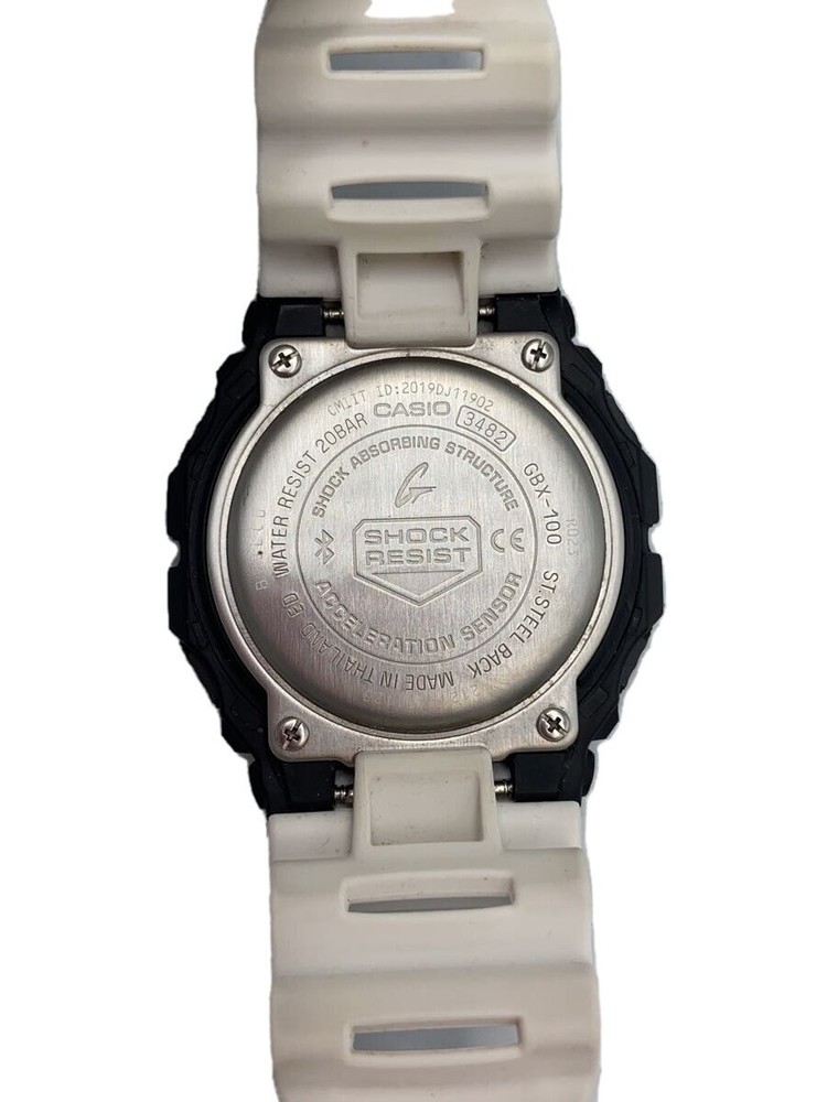 CASIO Quartz Watch G SHOCK Digital Rubber BLK WHT