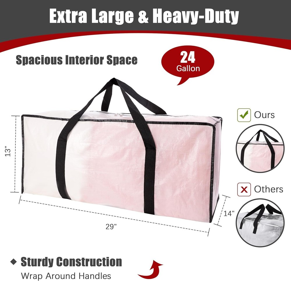 Extra Large Moving Bags Zippered