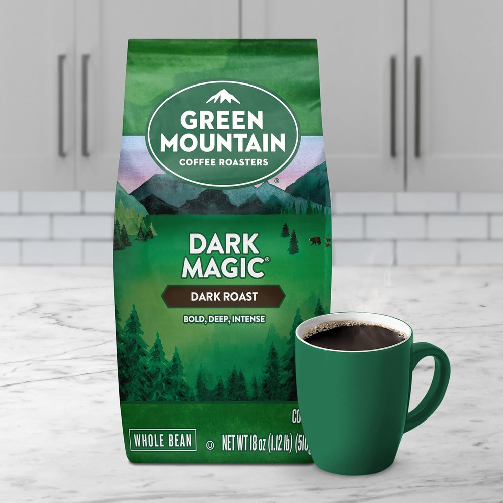 Dark Magic, Whole Bean Coffee, Bagged 18 Oz
