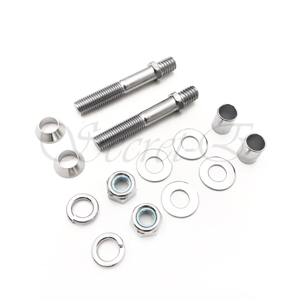 Mirrors Turn Signals Mount Hardware Adapter Bolt For Harley Classic Custom